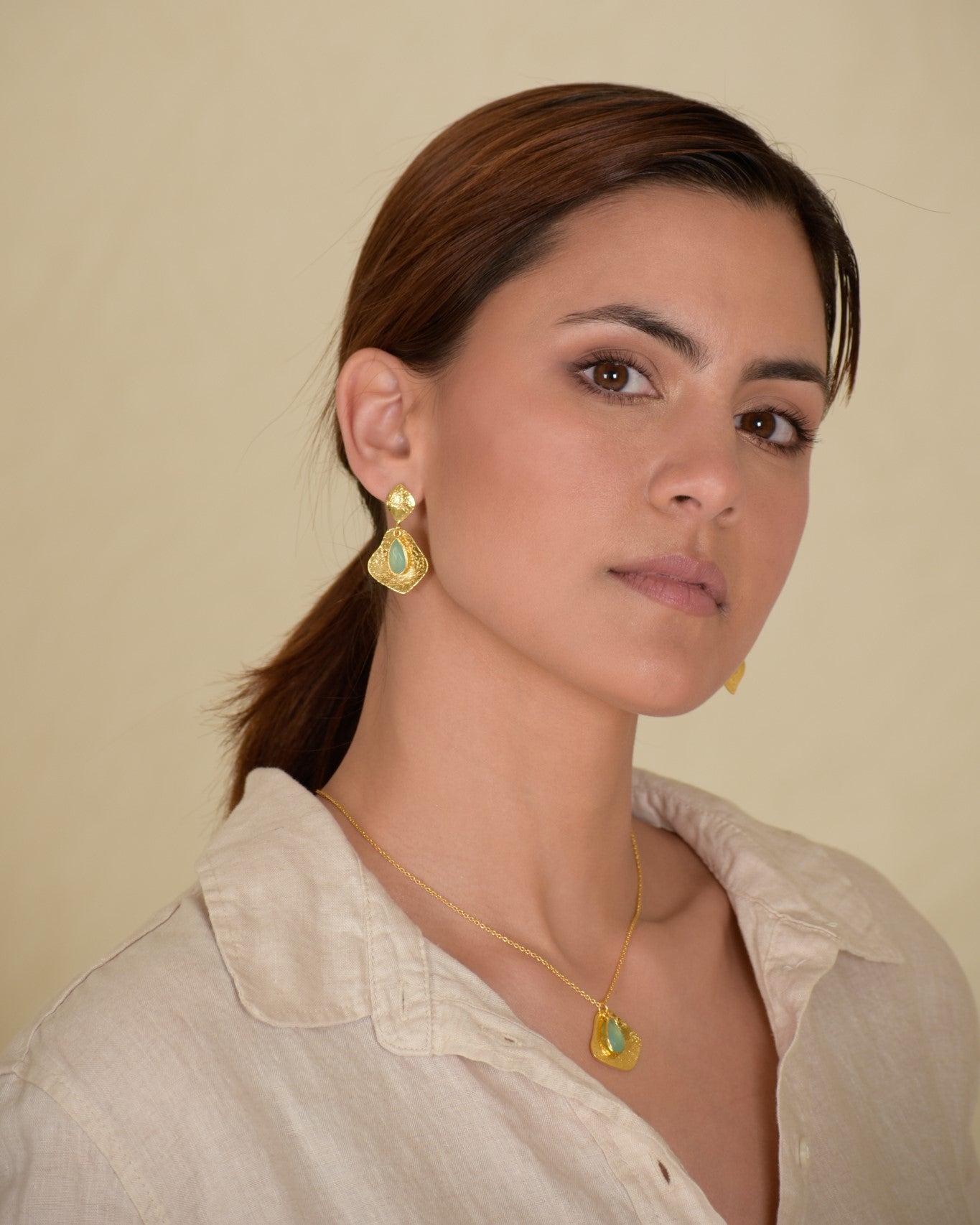 Gotita necklace (aqua)