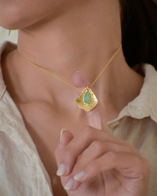 Gotita necklace (aqua)