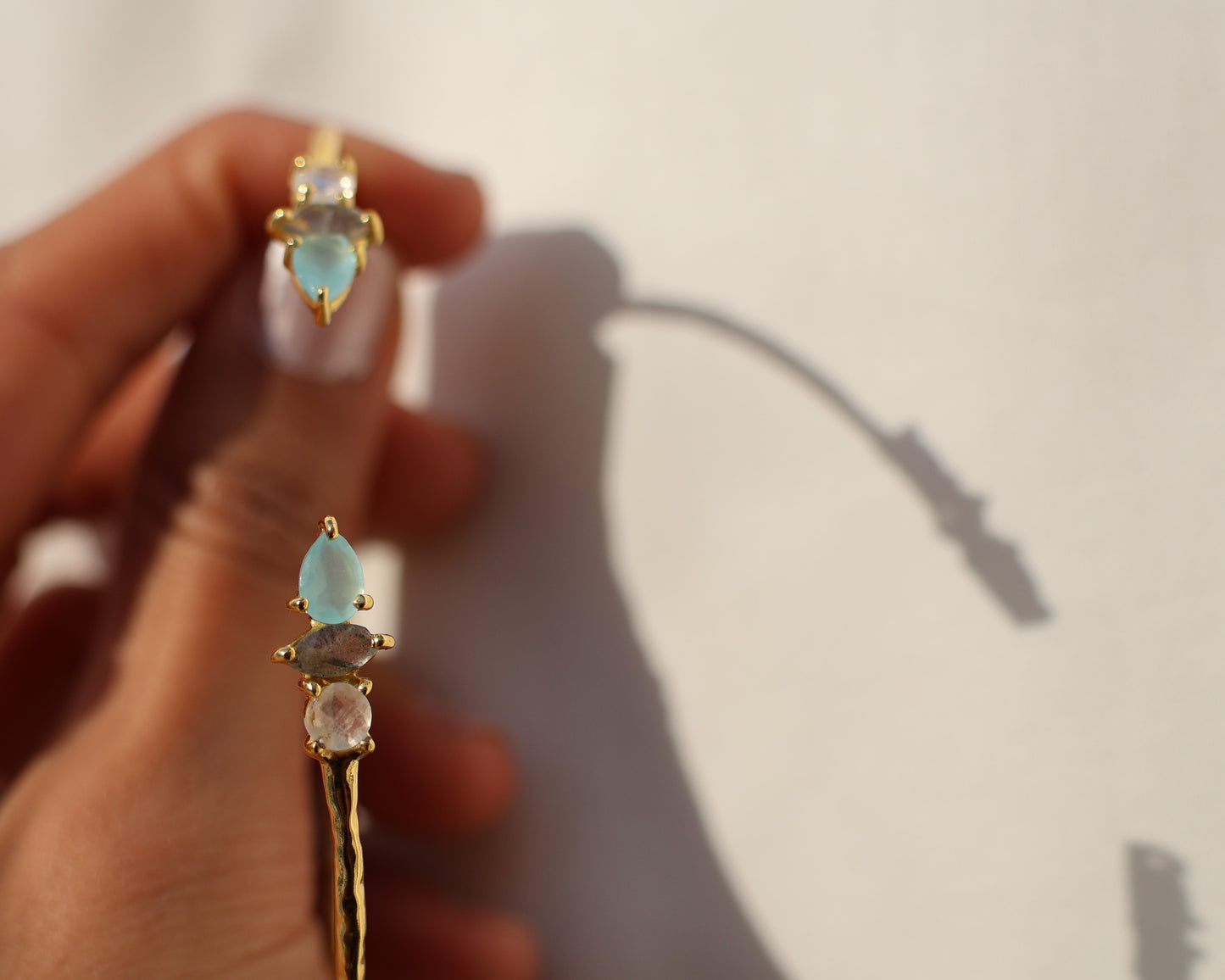 Arco bracelet bangle (aqua)