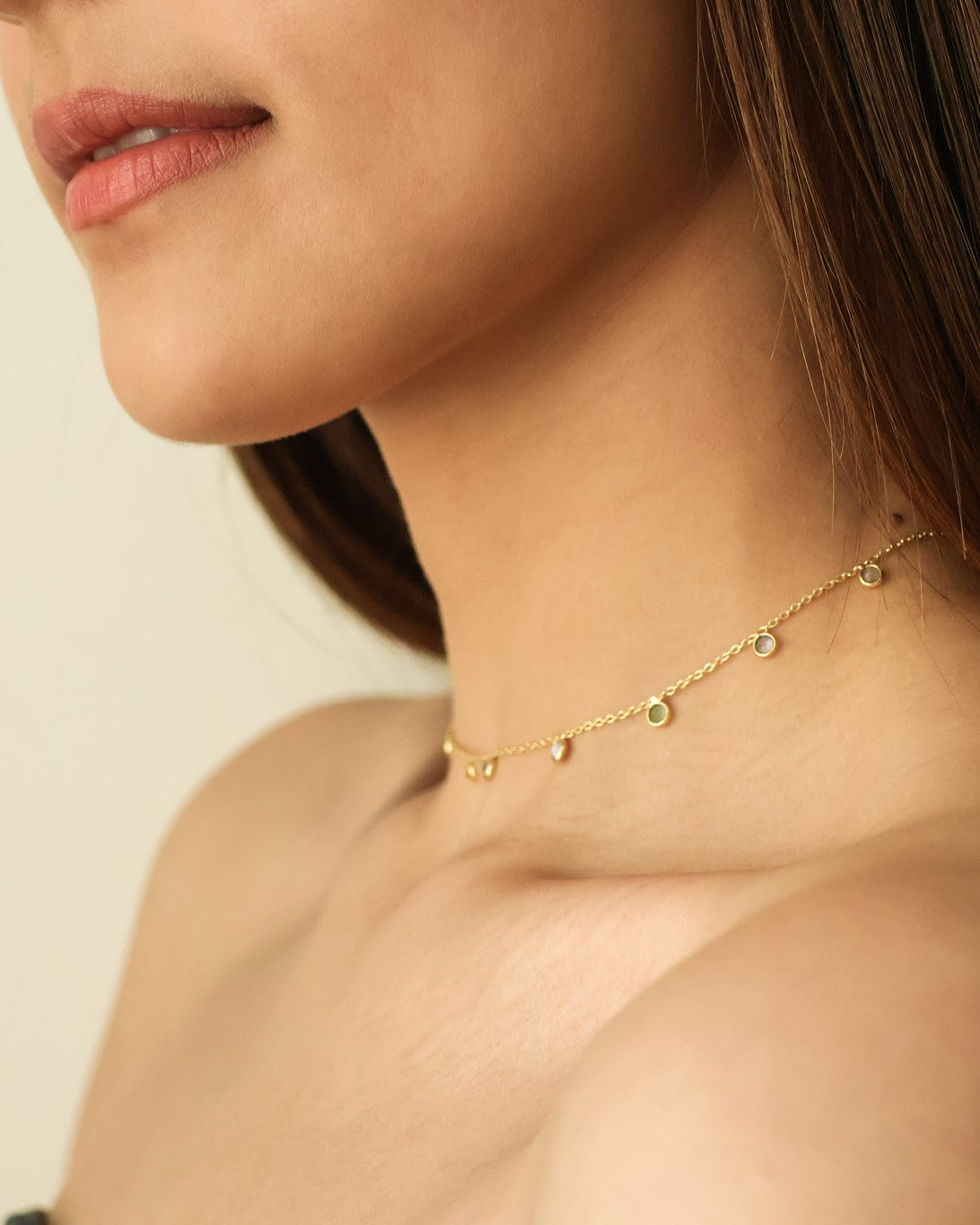 teeny cherries necklace