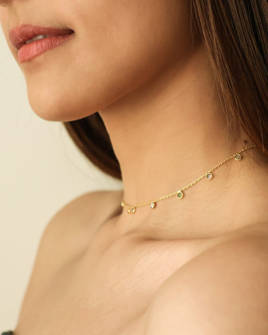 teeny cherries necklace