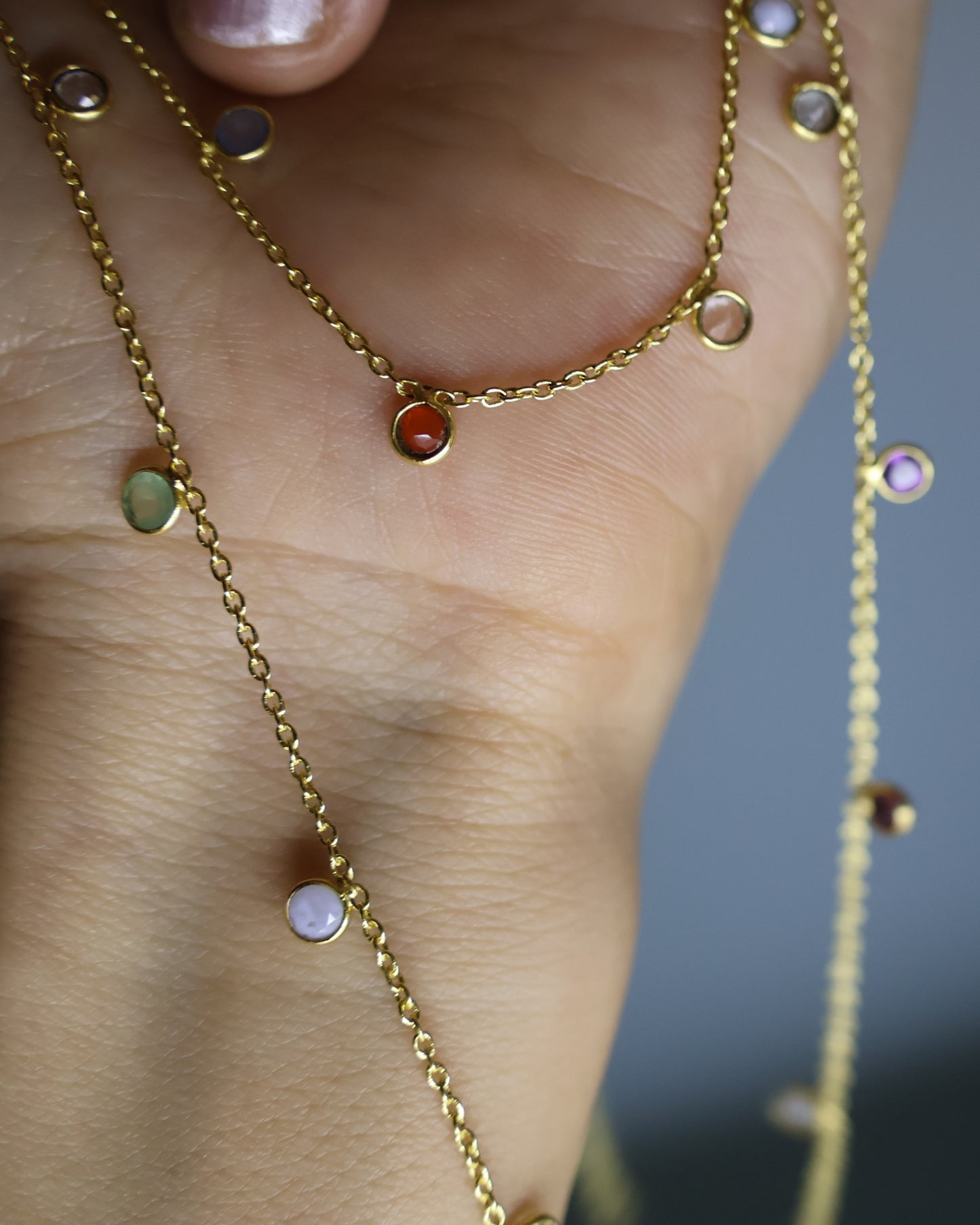 teeny cherries necklace