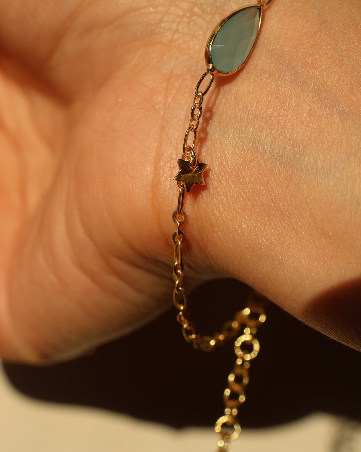 Estrellita fugaz bracelet (aqua)