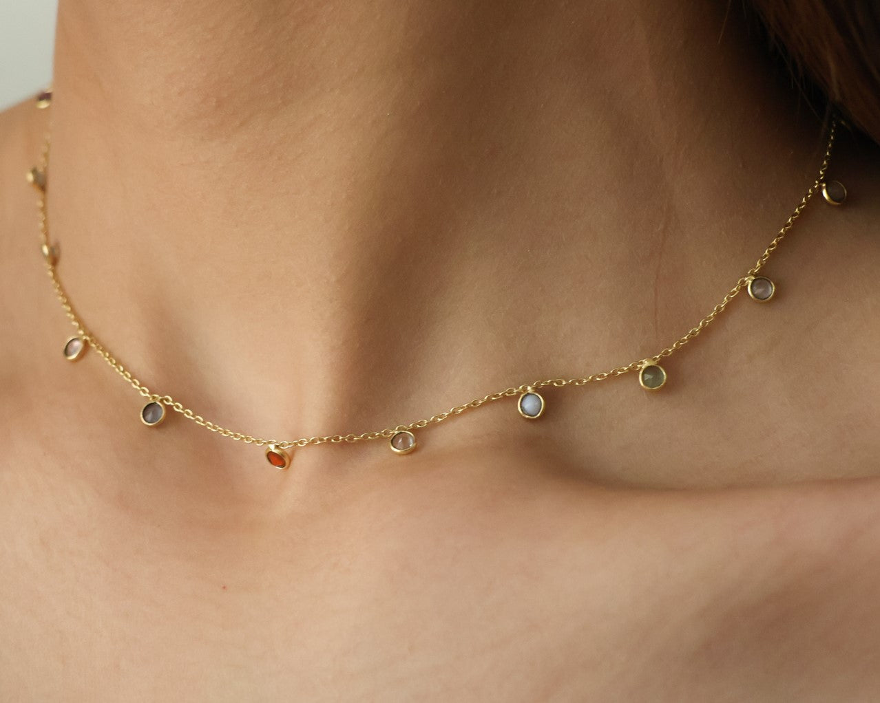 teeny cherries necklace